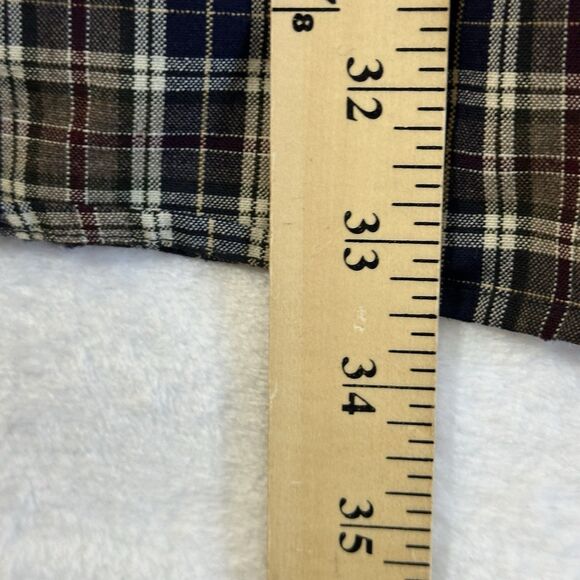 Pendleton Wool Button Down Shirt Men’s Size Large Plaid Brown - Picture 5 of 16